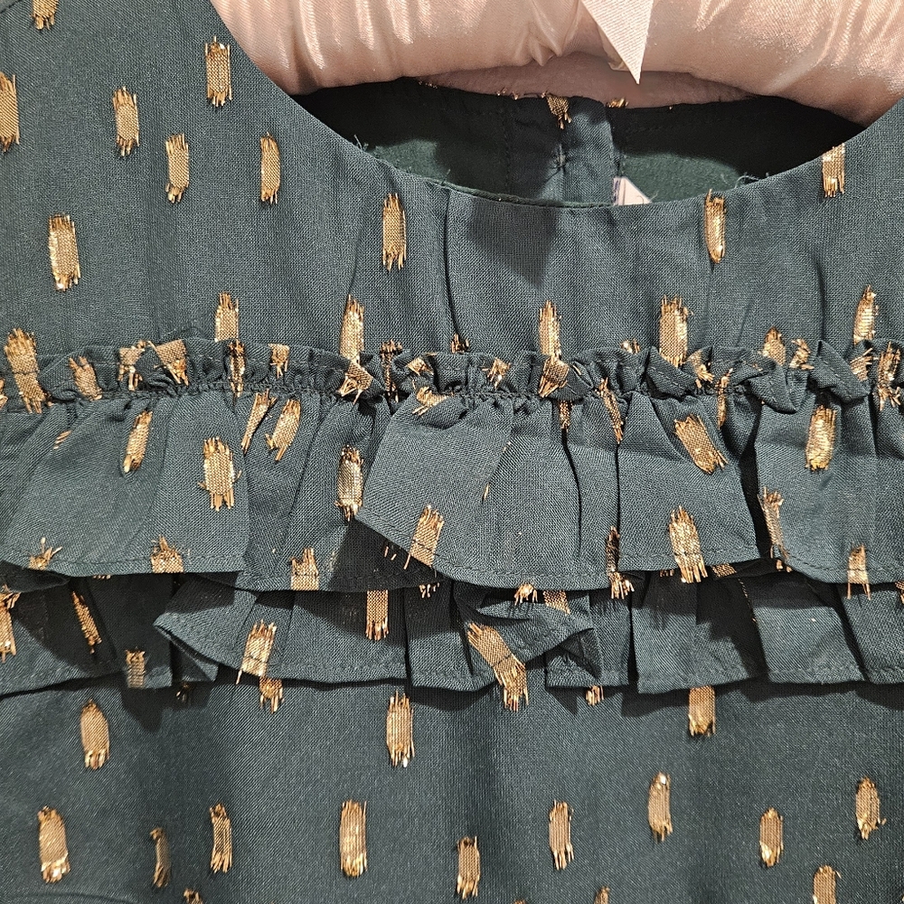 OBO NWOT Janie and Jack Christmas Dress Size 8 - Picture 3 of 6